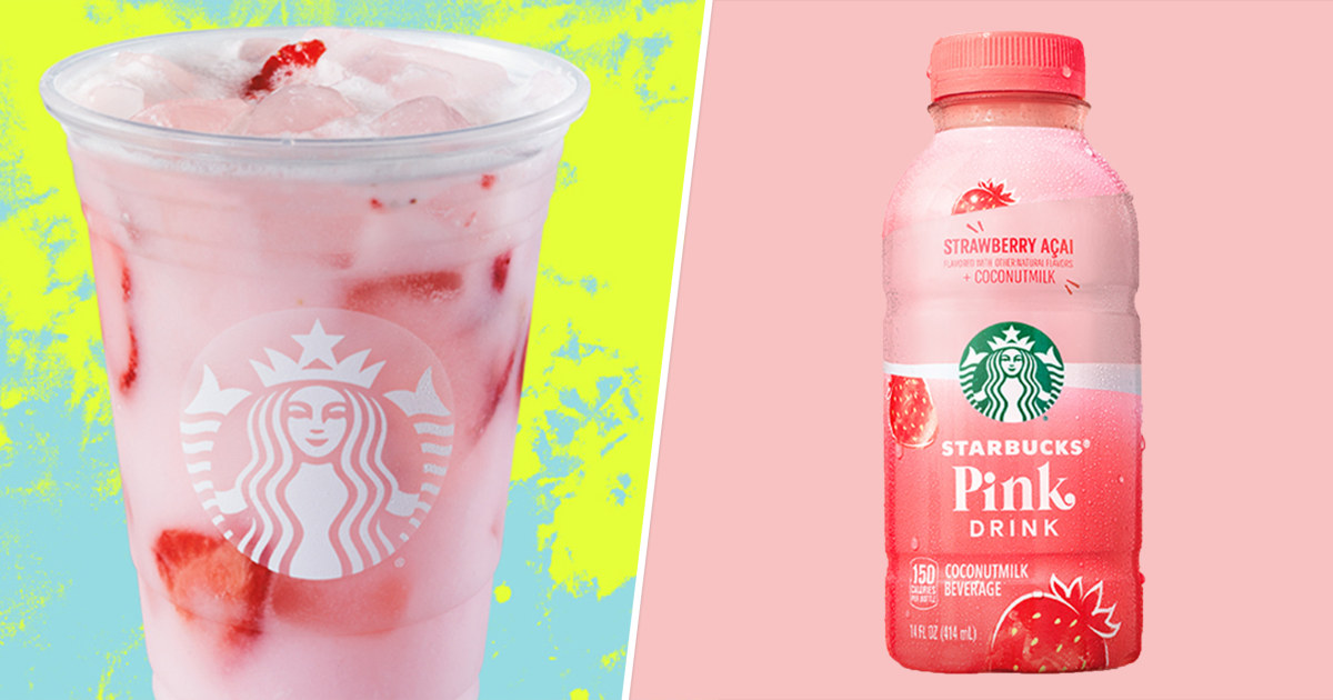 Starbucks Pink Drink Is Coming To Grocery Stores In Bottled Form   Starbucks Pink Drink 2x1 Zz 230407 F56f90 