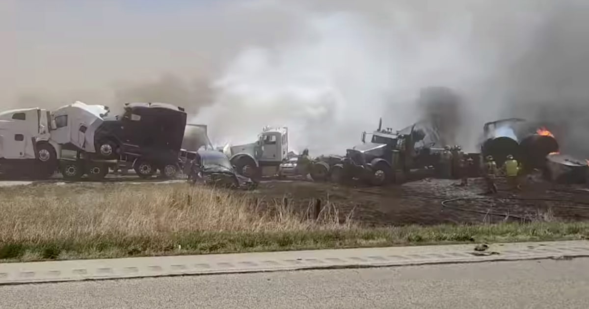 6 dead, dozens injured after freak dust storm causes mass highway