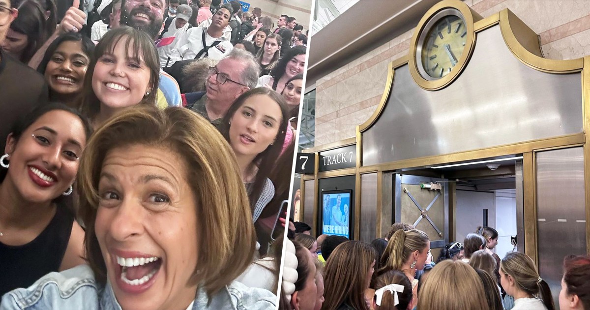 Hoda took the train to the Taylor Swift concert and had a ball