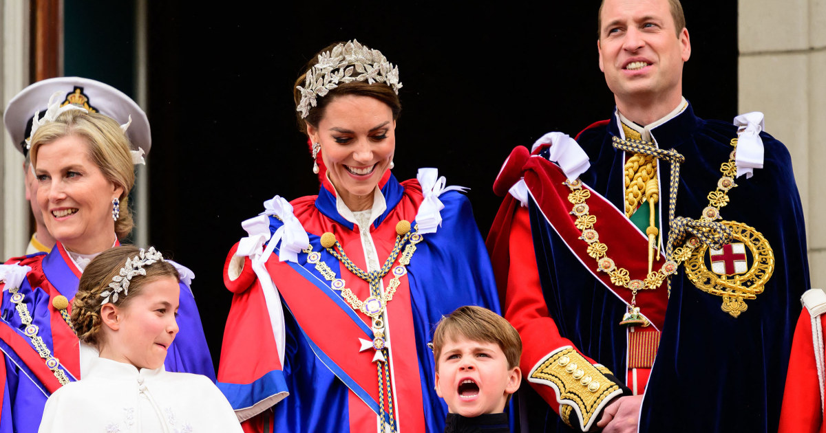 Prince Louis Lets Out A Cute Yawn During King Charles III's Coronation