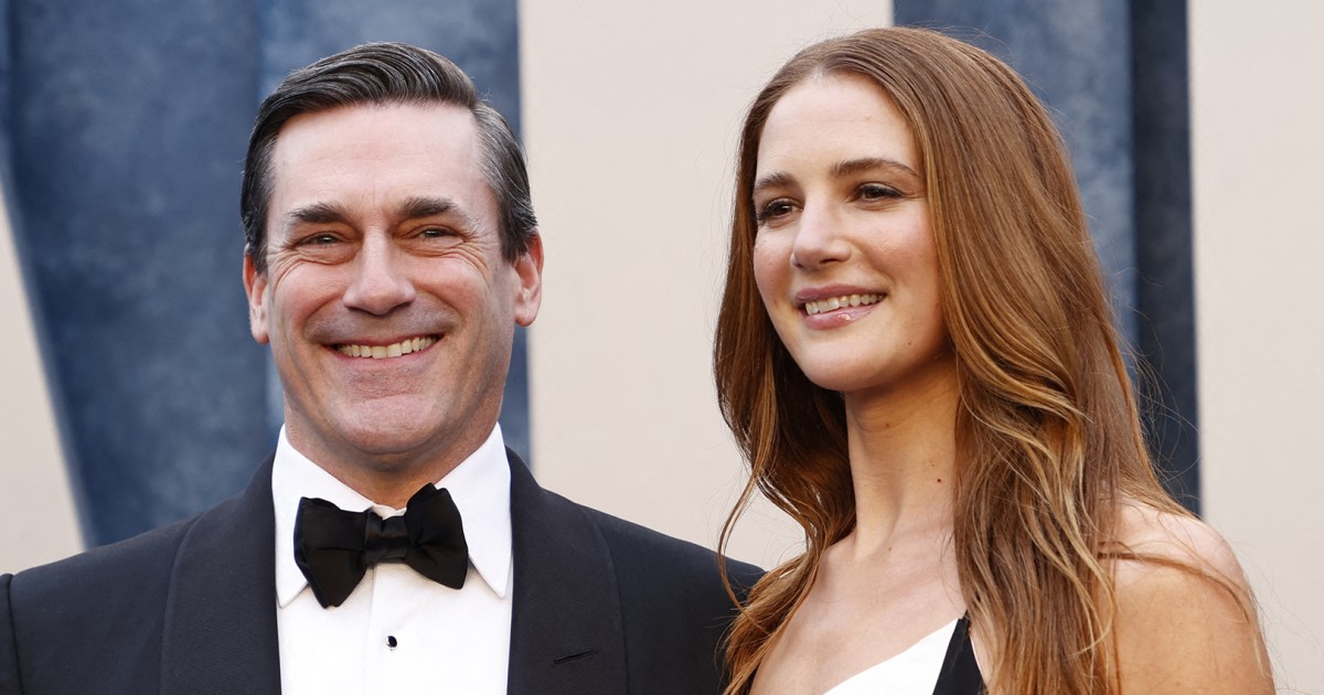Jon Hamm Says He Was Excited to Marry Anna Osceola