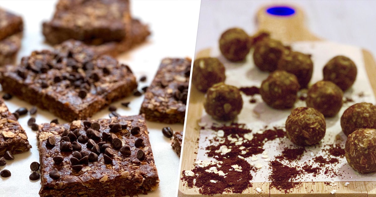 Joy Bauer’s Energizing Eats ChocolatePeanut Butter Bites and Coffee Bars