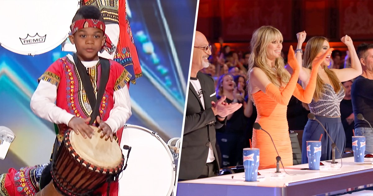 8yearold and Atlanta Drummers Stun 'AGT' Judges, Win Golden Buzzer