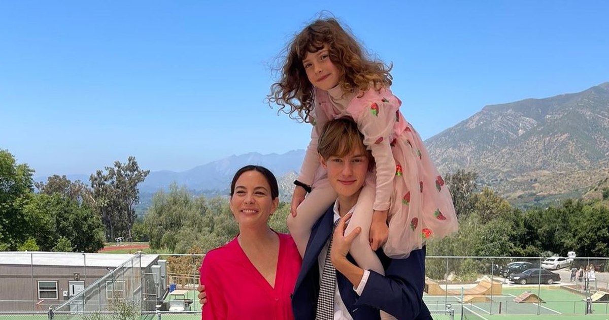 Liv Tyler shares rare photos of her kids at son Milo's high school  graduation