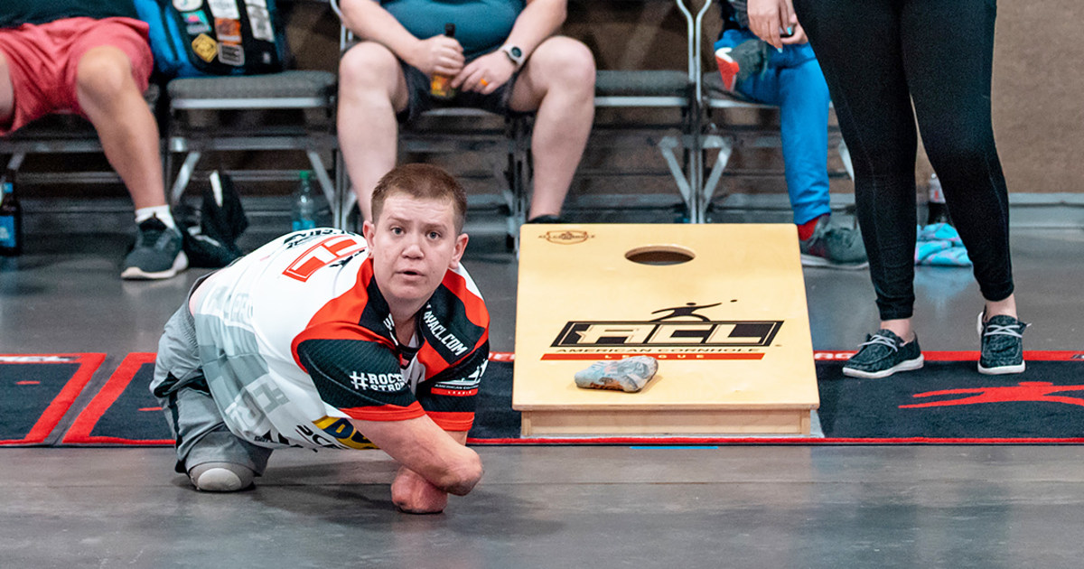 How I Became A Professional Cornhole Player With No Hands or Legs