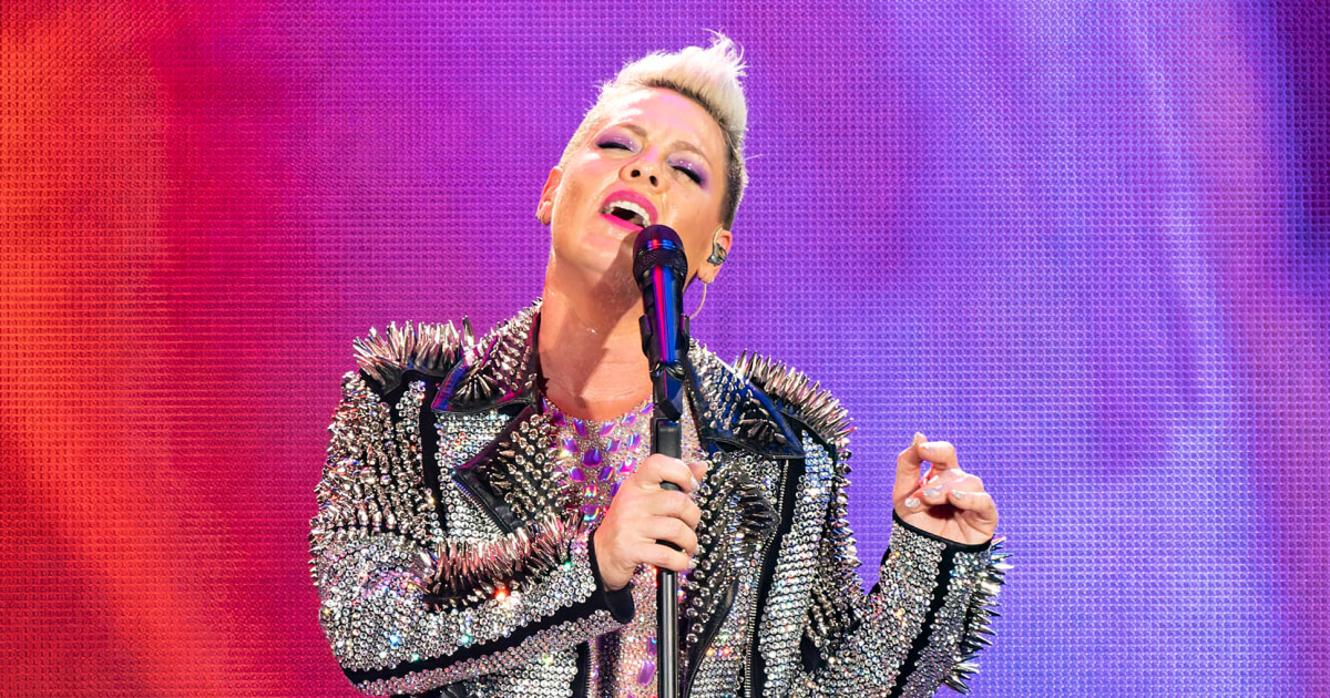 Pink Shares Throwback Video of Son With Late Father