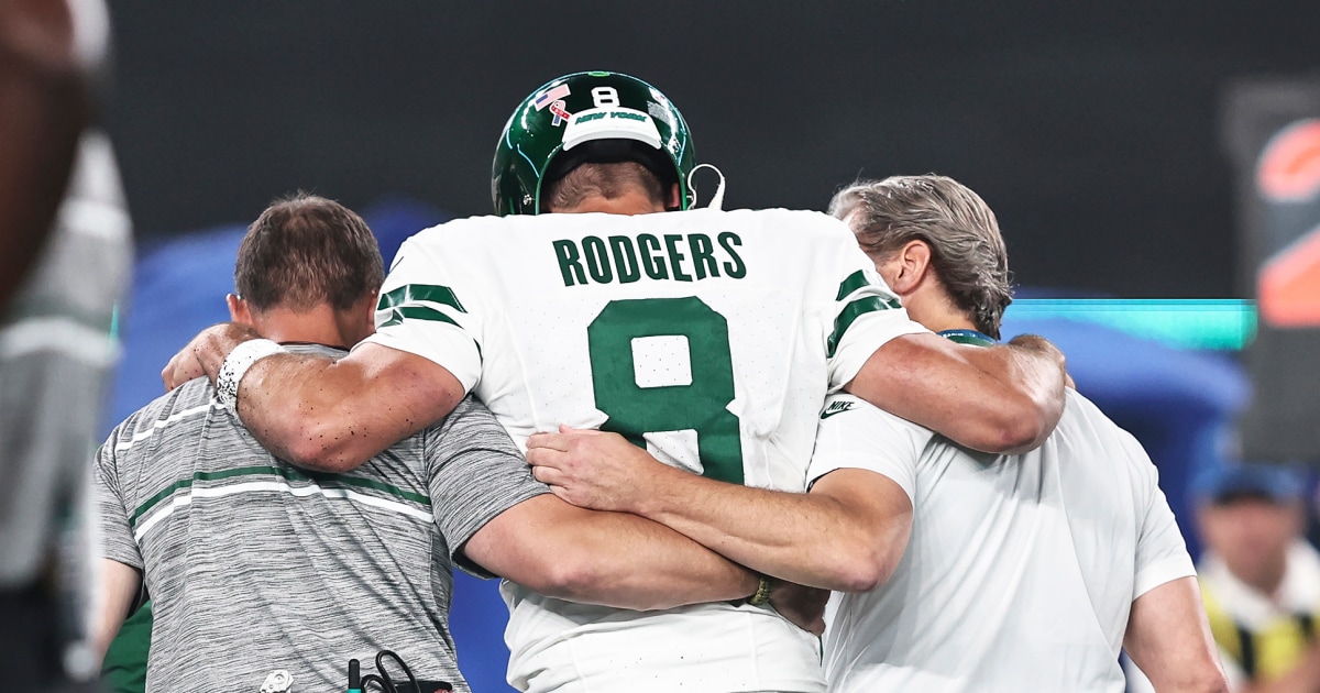 Torn Achilles confirmed, Jets QB Aaron Rodgers placed on IR