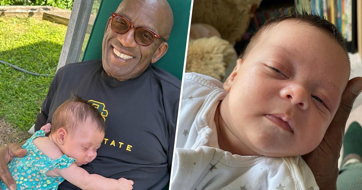 Al shares adorable picture of granddaughter Sky watching him on TODAY