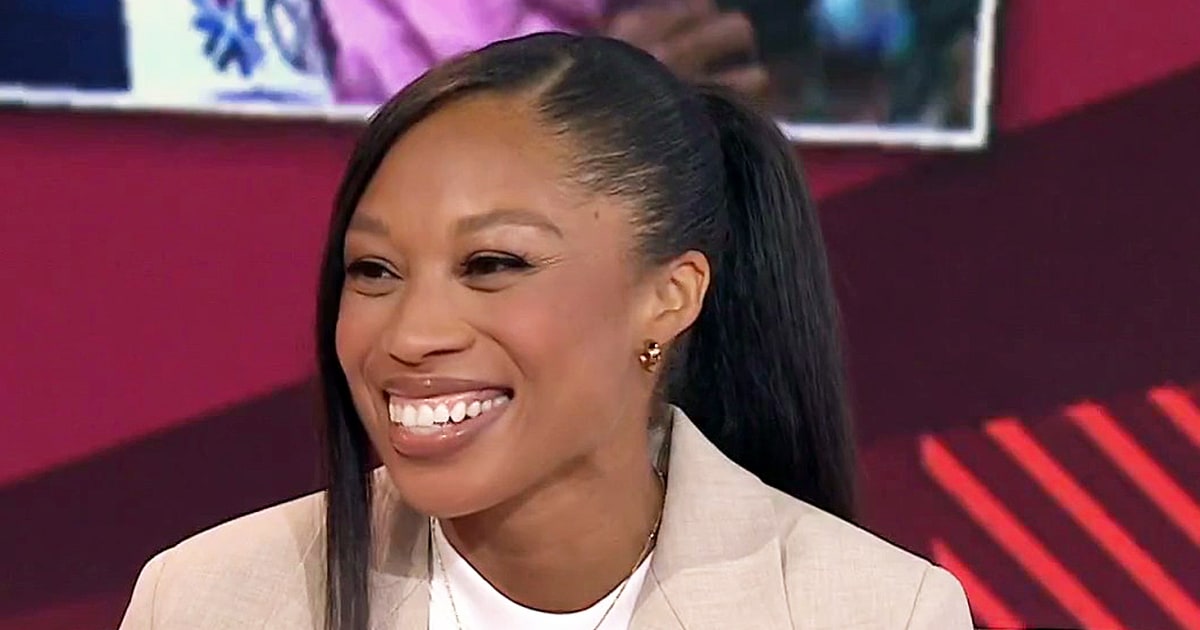 11-time Olympic medalist Allyson Felix says her daughter taught her to be fearless