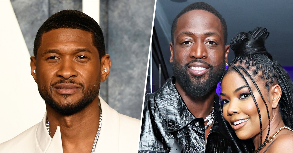 Usher jokingly stops serenading Gabrielle Union at concert: 'This is Dwyane Wade. I ain't crazy'