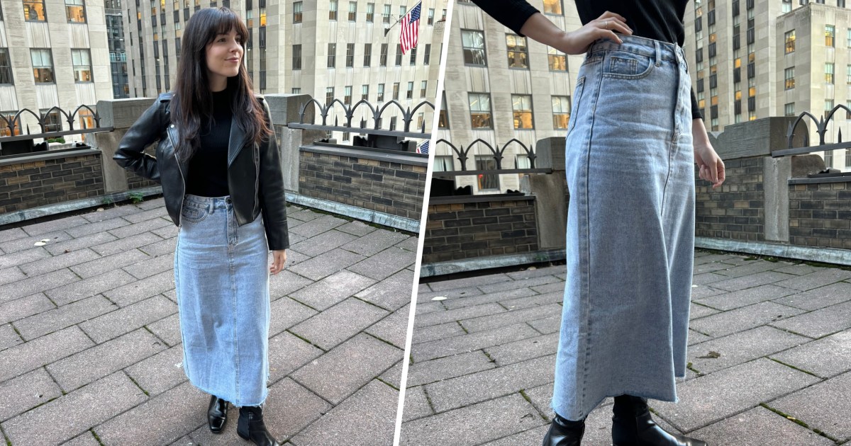Denim Skirt | Chic Street Fashion | Zalia Atelier