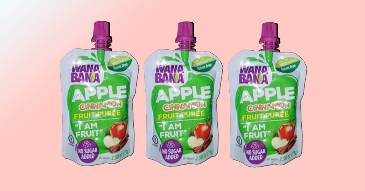 FDA WanaBana Apple Cinnamon Fruit Puree Recalled Due to Lead