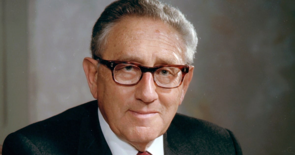 Henry Kissinger, Former Secretary Of State, Dies At 100