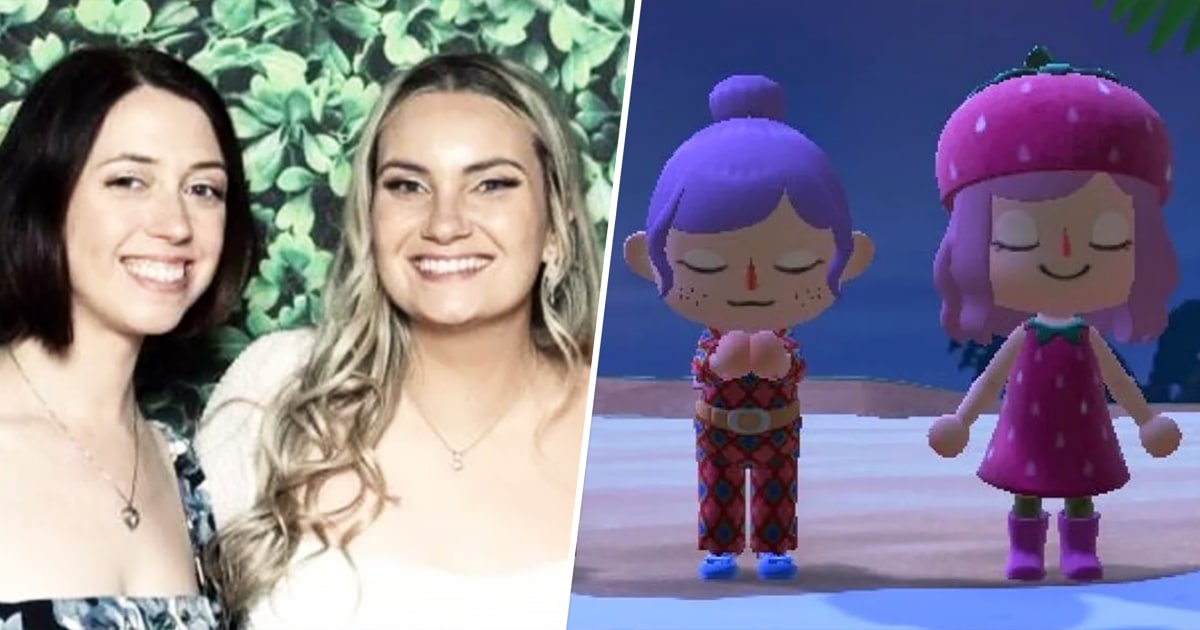 2 women met on ‘Animal Crossing’ in lockdown. They met for the first time at one’s wedding