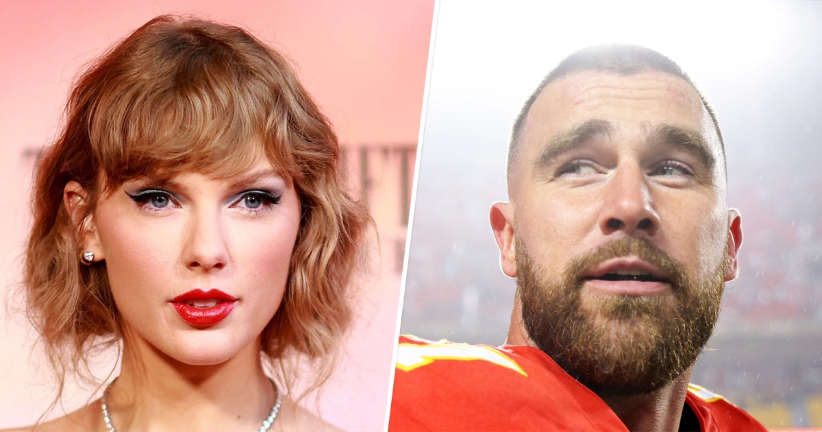 Travis Kelce reacts to Taylor Swift showing support for him breaking a record