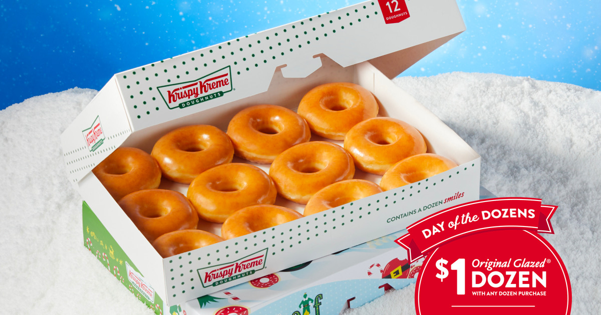 Krispy Kreme’s 1 Dozen How to Get a Dollar Box Today