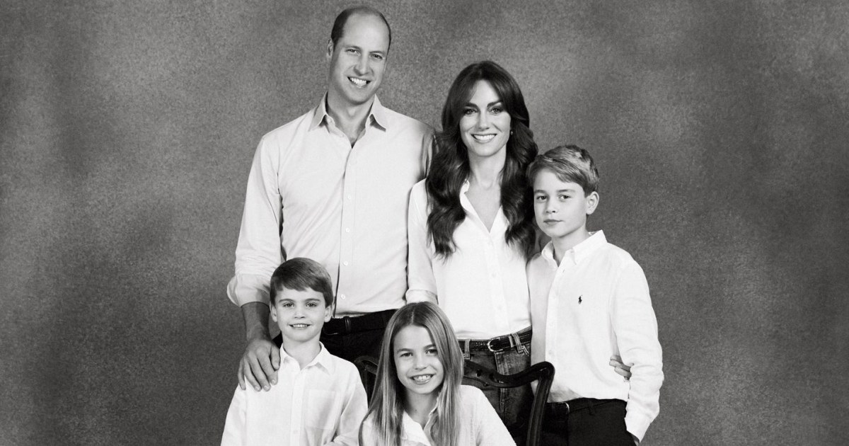 Prince William and Kate Middleton release new family photo for their Christmas card