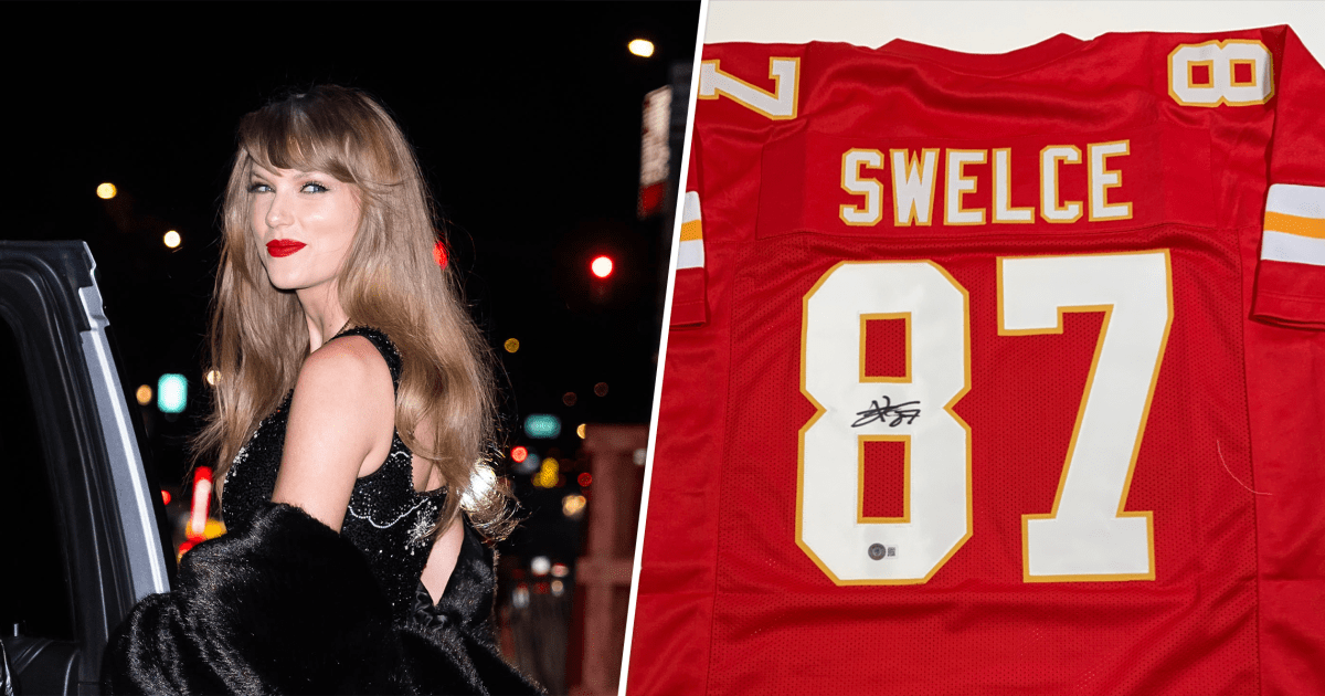 Kelce signed jersey online