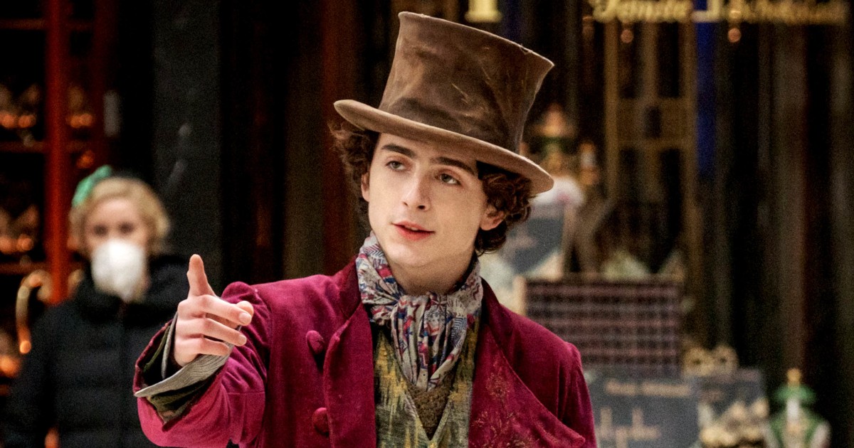 Timothee Chalamet Shares His First Look as Willy Wonka From
