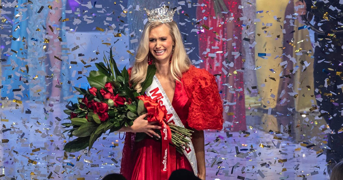 Air Force lieutenant, 22, who won Miss America reflects on the historic 'out of body experience'