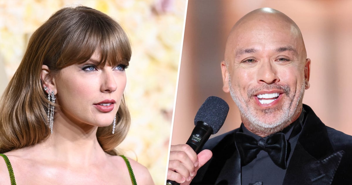 Jo Koy made a joke about Taylor Swift at the 2024 Golden Globes. See