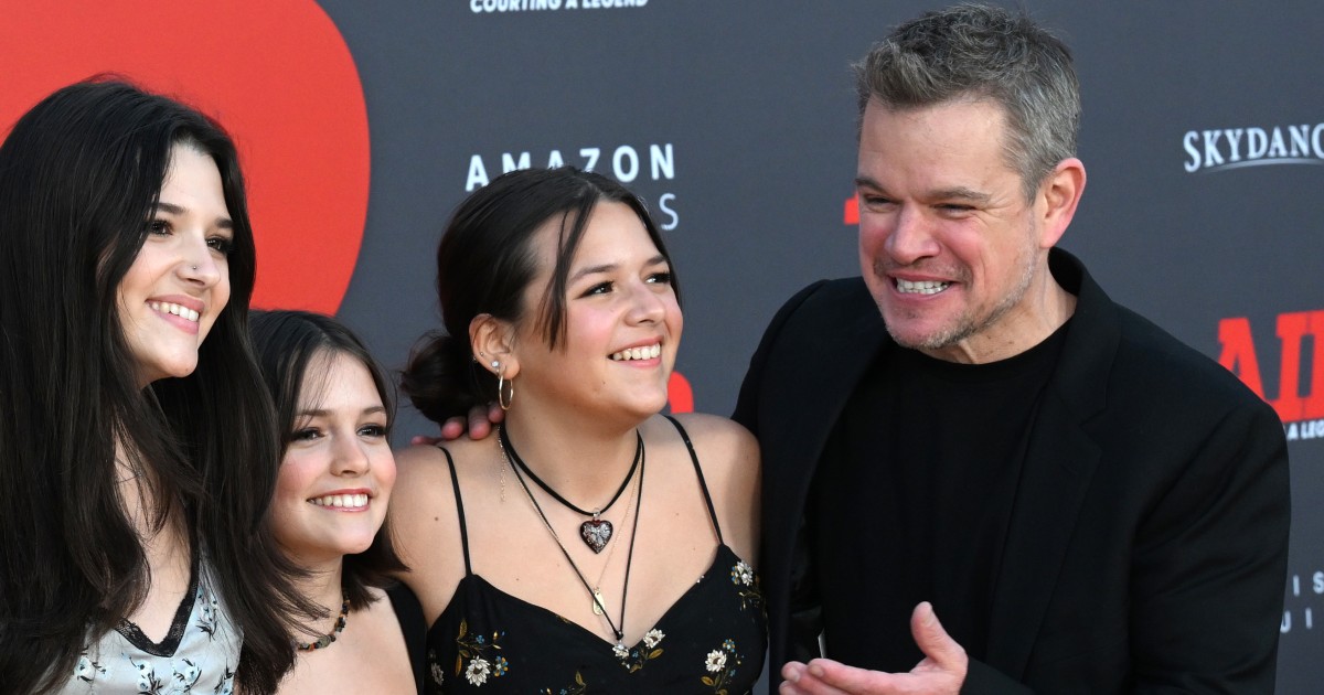 Matt Damon's 4 Kids What to Know About His Daughters