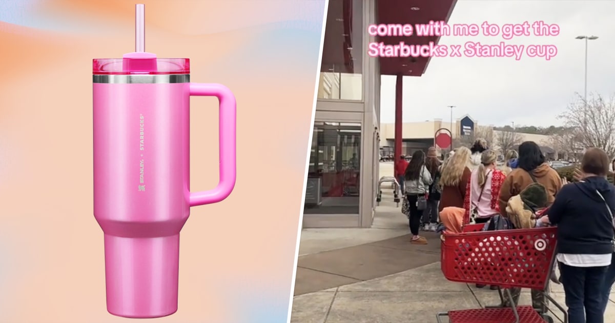 New Stanley X Starbucks Cup Pink