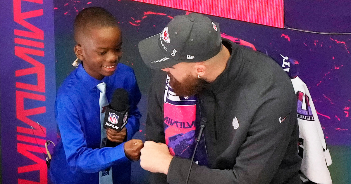 Kid Reporter Jeremiah Fennell is Winning Over NFL Players at the Super Bowl