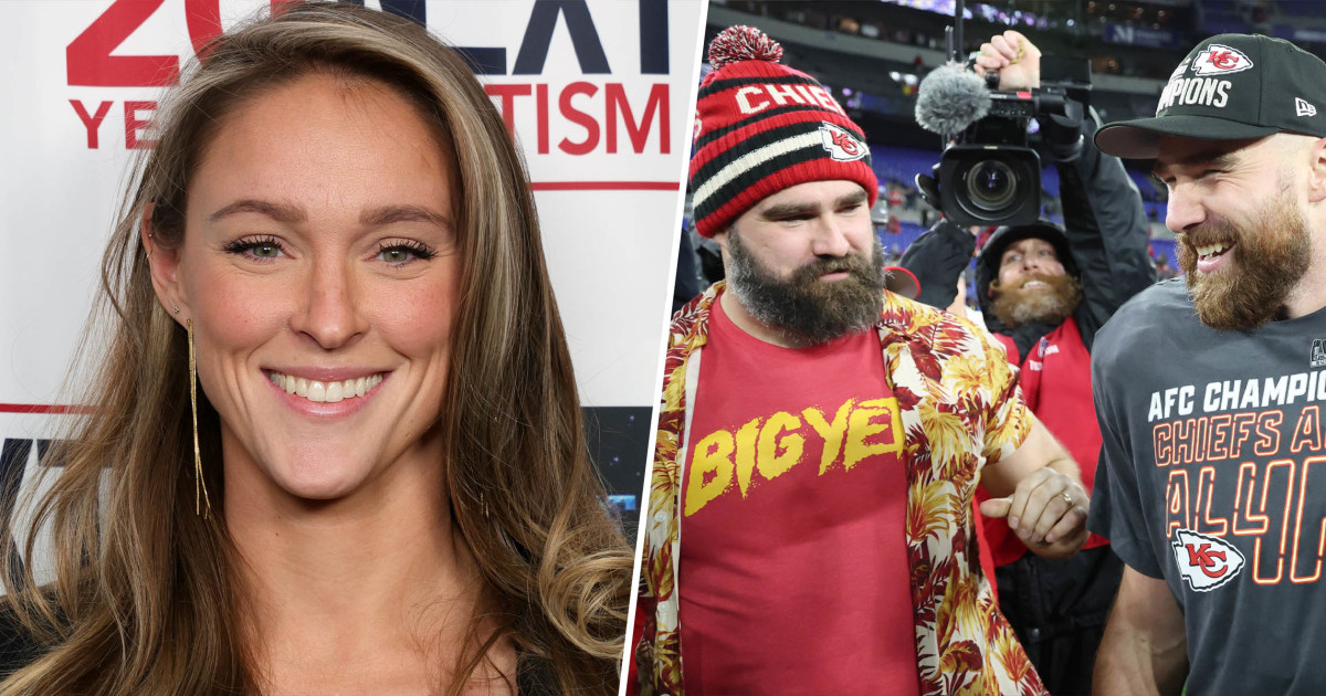 Travis Kelce, Jason Kelce On Why Kylie Kelce Doesn't Wear Chiefs Gear