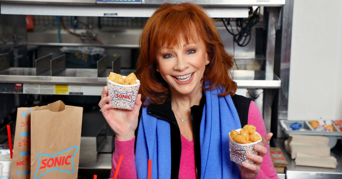 Reba McEntire Debuts 'Sweetheart Meal' at Sonic For Valentine's Day