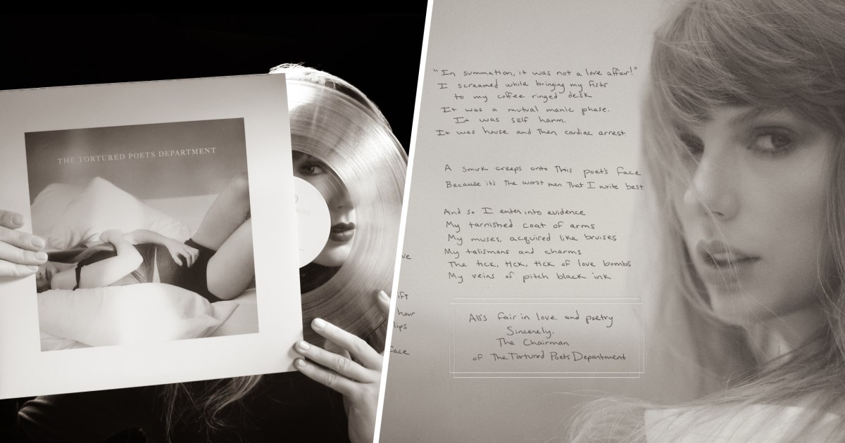 Taylor Swift's 'The Tortured Poets Department' vinyl includes a Stevie  Nicks poem: Read here