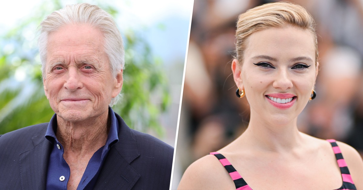 Michael Douglas Learns He's Related To Scarlett Johansson On 'Finding