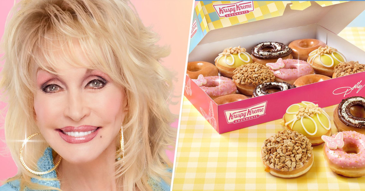 Krispy Kreme Serves Dolly Parton Doughnut Collaboration