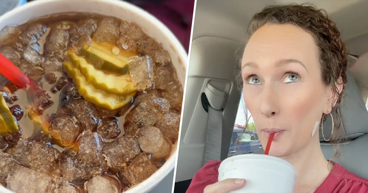 Sonic Order Of Dr Pepper with Pickles Goes Viral