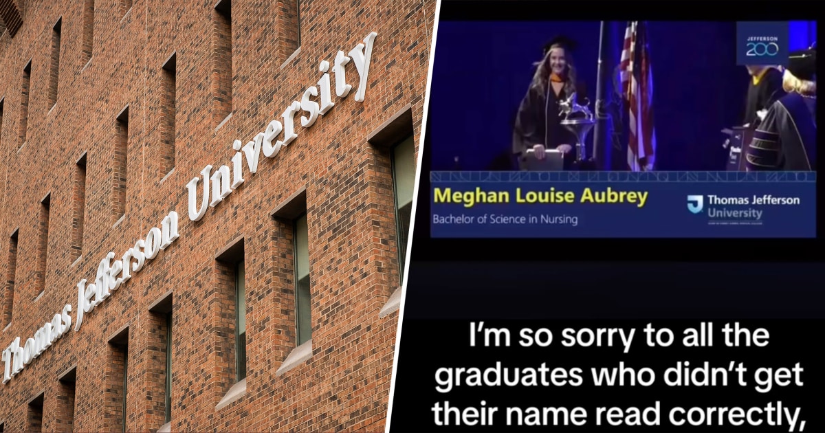 Thomas Jefferson University Apologizes For Viral Mispronunciation Of