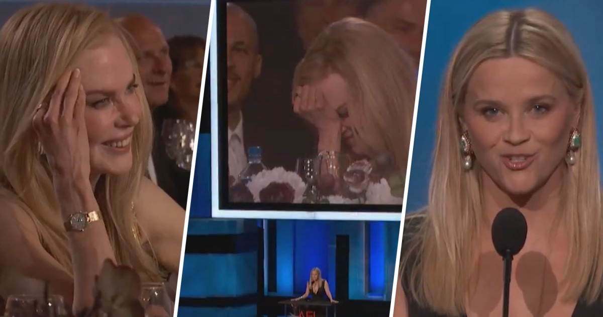 Reese Witherspoon Impersonates Nicole Kidman at AFI Life Achievement