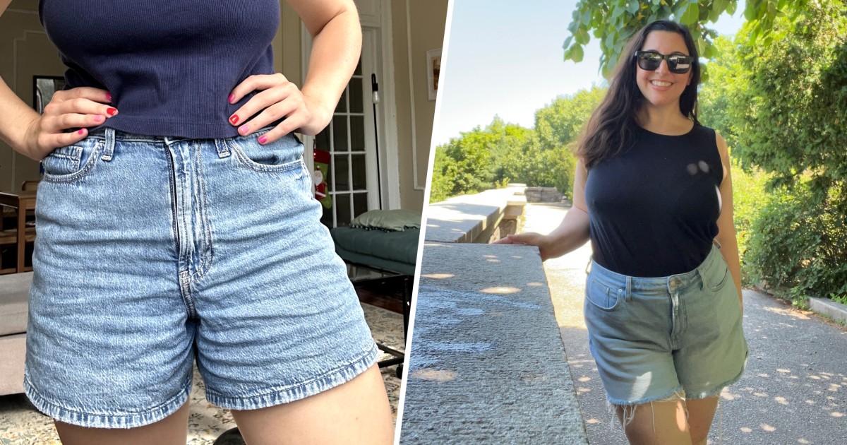 Short shorts thick thighs top