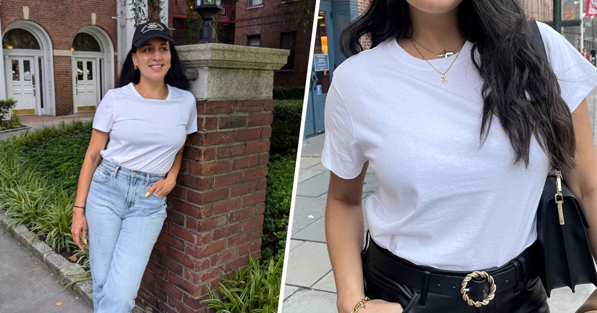 The 13 best white T-shirts for women, tested by an editor