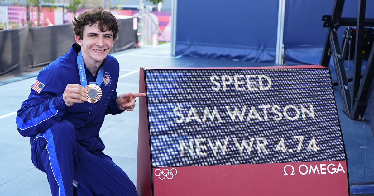 American climber broke a world record for speed climbing but didn’t win gold. Here’s why