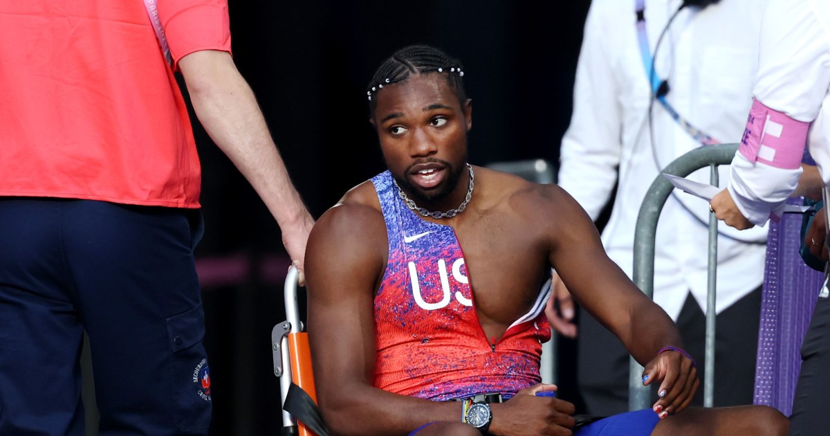 Noah Lyles Runs in Olympics 200Meter With COVID, Leaves In Wheelchair