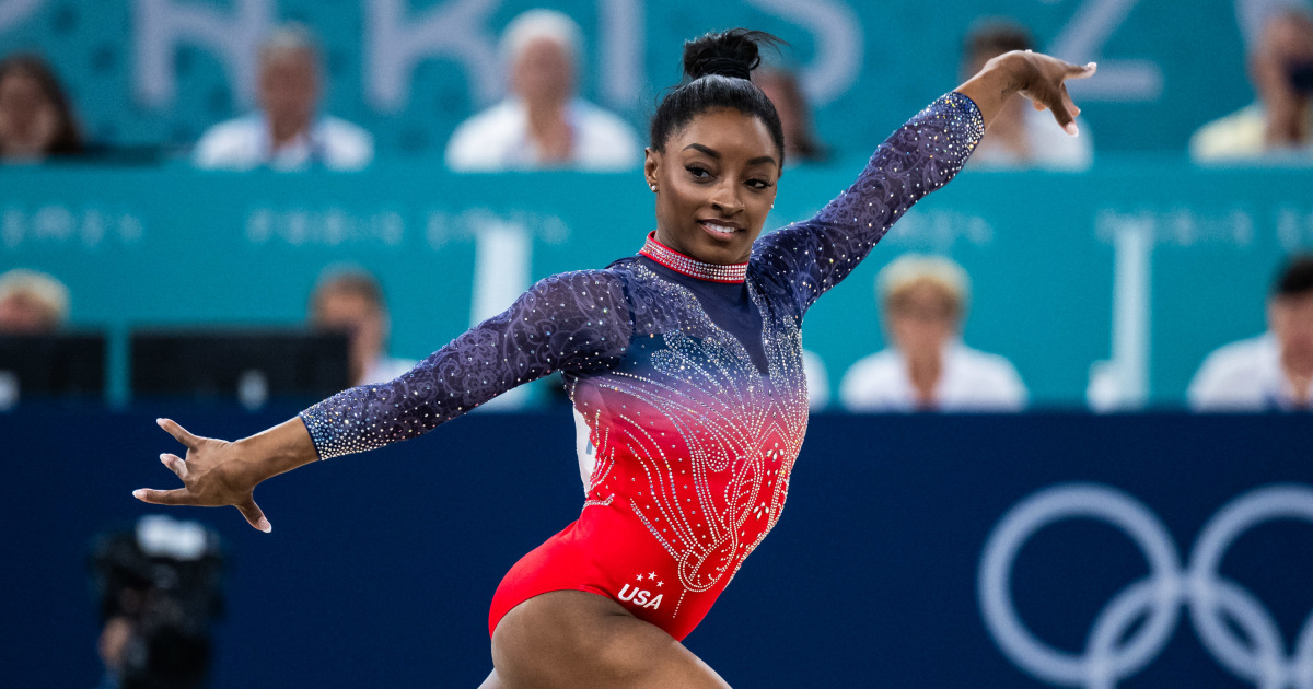 Simone Biles Wearing Boot For Calf Injury After Final Paris Olympics Event