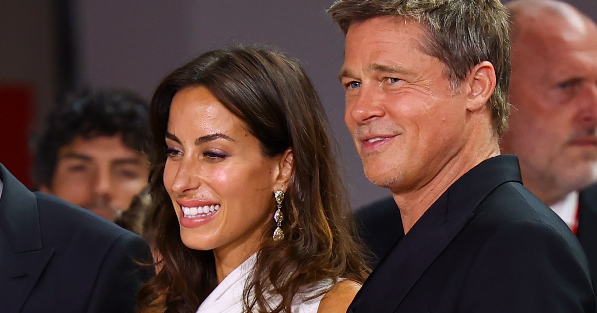 Brad Pitt Makes Red Carpet Debut with Ines De Ramon at Venice Film Festival