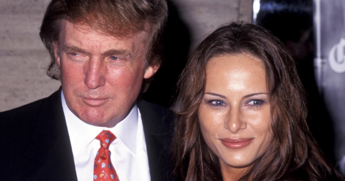 Chronology of the relationship between Donald and Melania Trump