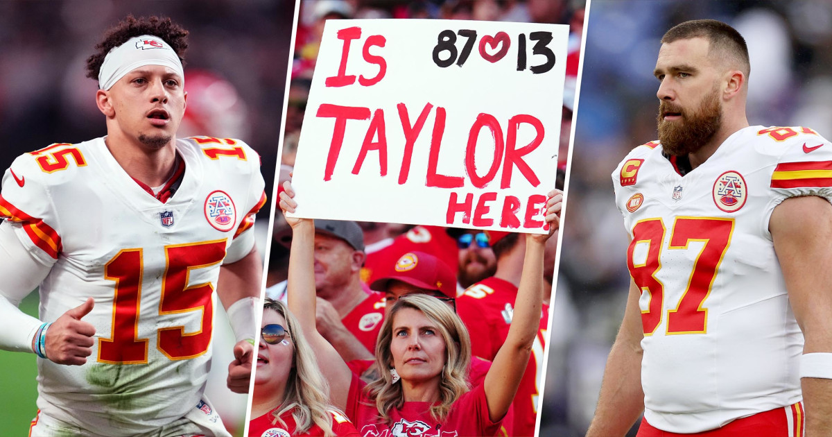 Taylor Swift in the audience at Arrowhead