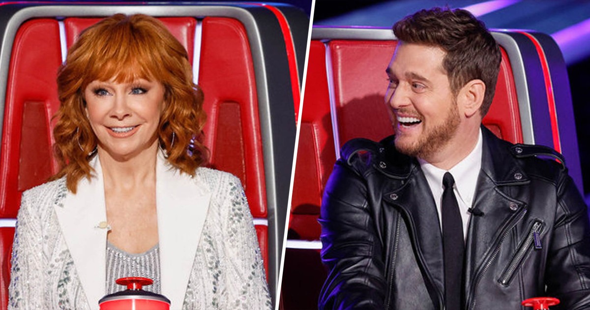 Reba McEntire reacts to Michael Bublé’s ‘Devious’ move in ‘The Voice’ preview clip