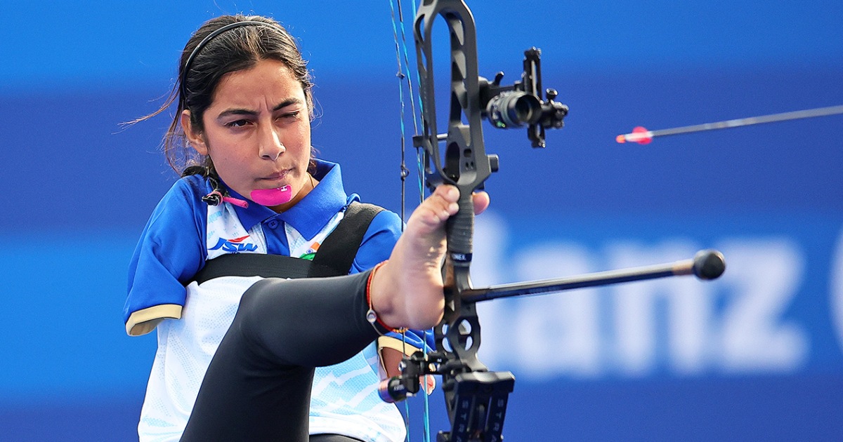 Archer Sheetal Devi’s perfect bull’s-eye at the Paralympics goes viral: ‘Poetry in motion’