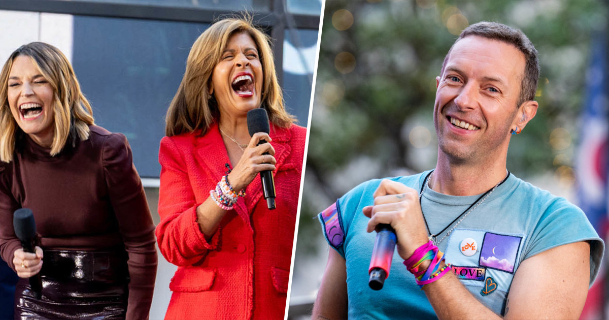 Chris Martin adorably roasts Hoda Kotb after she asks about Coldplay’s resignation