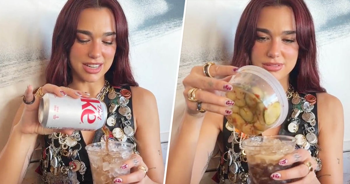 Dua Lipa Puts Pickle Juice In Her Diet Coke: We Tried The Concoction