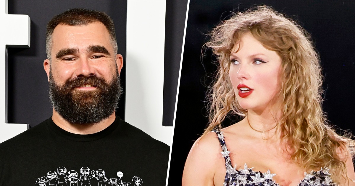 Jason Kelce Addresses 'Sleeping' Photo from Taylor Swift Miami Concert