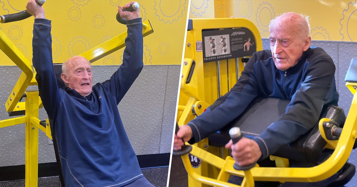 Man, 95, still works out in a gym, shares 5 simple tips for a long life